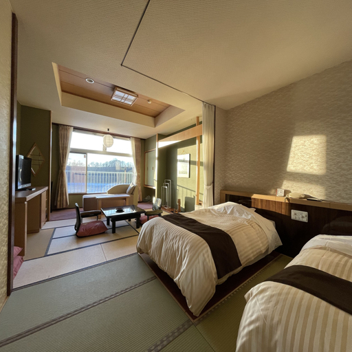 Bedroom, Hotel Abashirikoso, Abashiri
