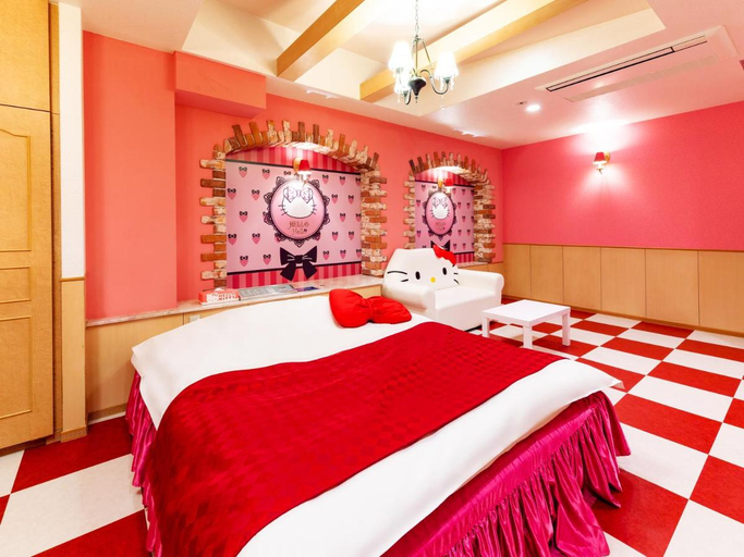 Bedroom 2, Hotel Mine (Love Hotel), Kurume