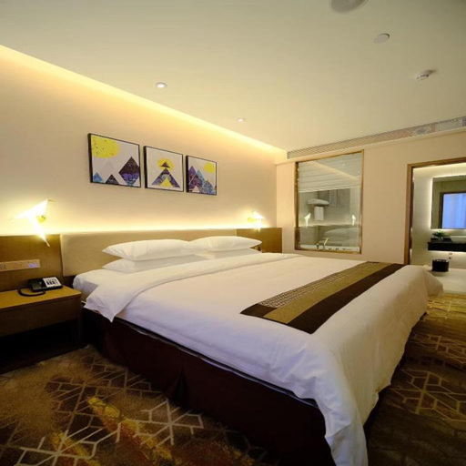 Bedroom, Jinbaiyi international hotel, Shenzhen