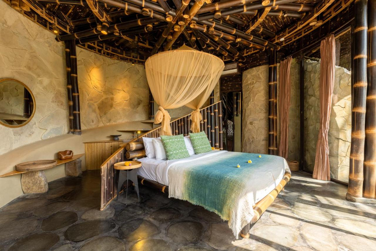 Bedroom 4, Eclipse House 4bds Eco Bamboo House Pool RiverView, Badung