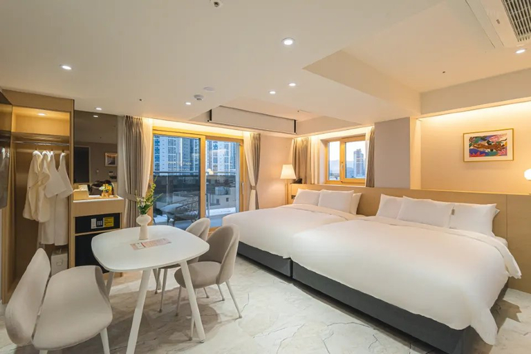 Bedroom 2, Asherah Villard Aqua Business Hotel, Gimhae