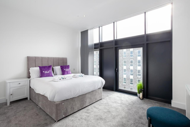 Bedroom 2, Pillo Rooms Apartments - Salford, Manchester