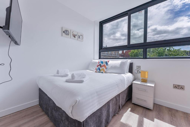 Bedroom 3, Lovely Studio Apartment in Central Sheffield, Sheffield