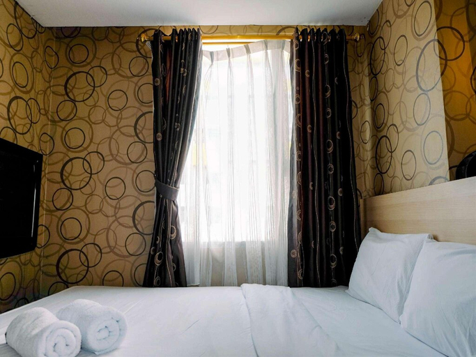 Bedroom 1, Comfy City View 1BR Apt Menteng Square By Travelio, Central Jakarta