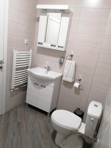 Bathroom 2, Airport view Apartment, Belgrade