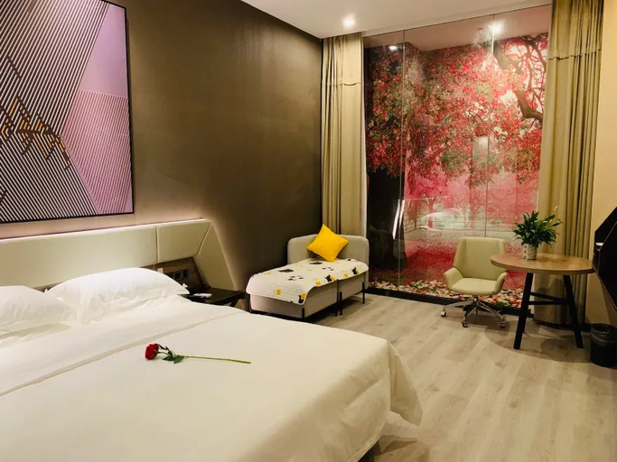 Bedroom 2, IU Hotels· Wuhan Jianghan Road Metro Station, Wuhan