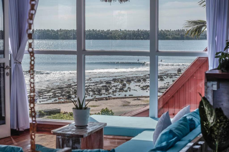 Exterior & Views 4, Nias Surf Villa. Beach front. Wave view!, South Nias