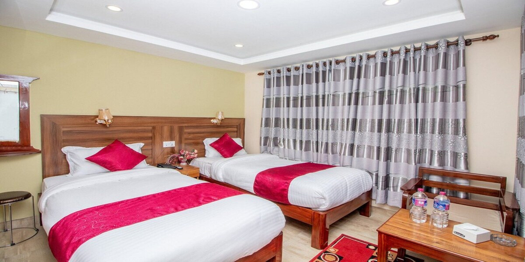 Bedroom 3, MeroStay 026 Hotel Royal Image, Gandaki