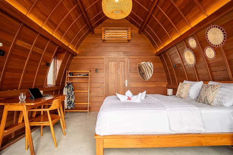 Bedroom, HIMA Bungalows, Nias Selatan