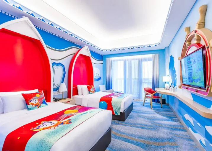 Bedroom 3, Chimelong Spaceship Hotel, Zhuhai