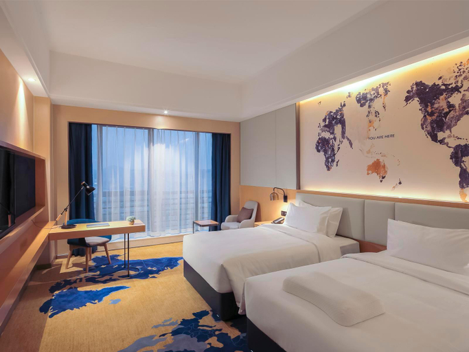Bedroom 2, Kyriad Marvelous Hotel Zhongshan South District Convention Center, Zhongshan