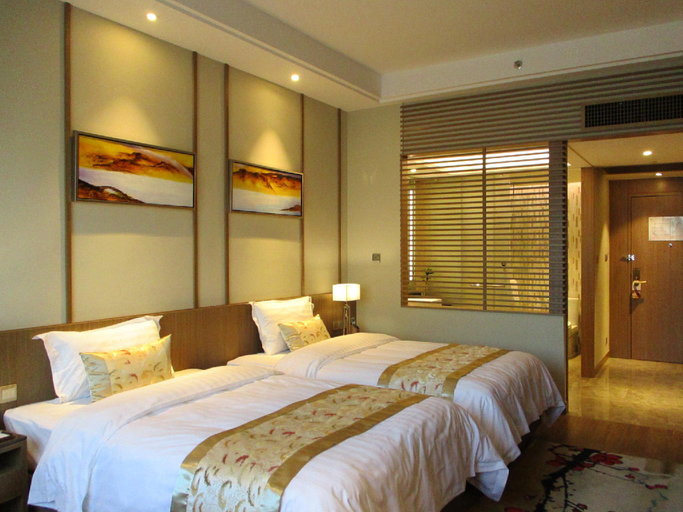 Bedroom, Southern Club Station 1 Hotel-Free Canton Fair Shuttle Bus, Guangzhou