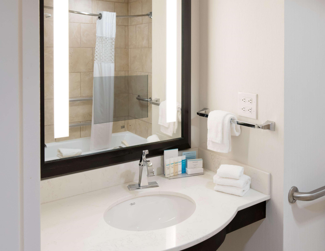 Bathroom 5, Hampton Inn & Suites Charlotte/South Park at Phill, Mecklenburg
