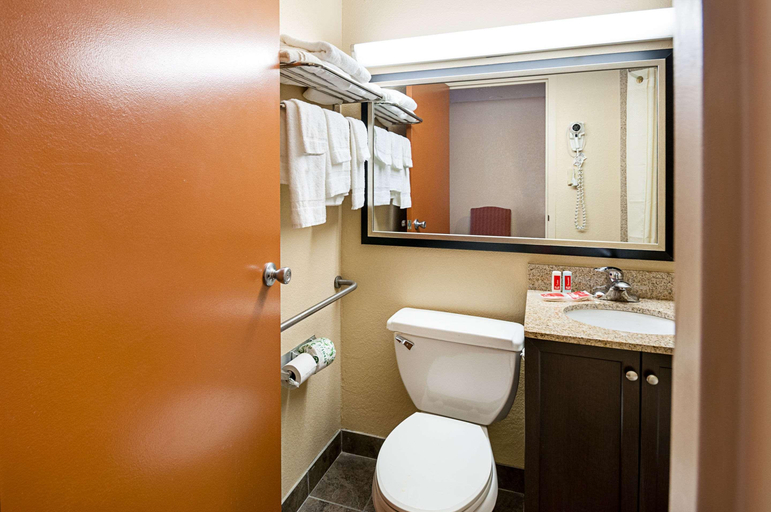 Bathroom 5, Quality Inn Near Pimlico Racetrack, Baltimore