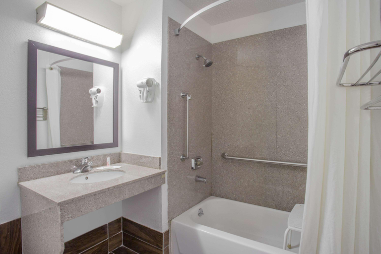 Bathroom 4, Super 8 by Wyndham Champaign, Champaign