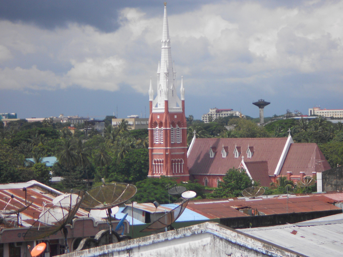 Exterior & Views, May Flower Inn, Yangon
