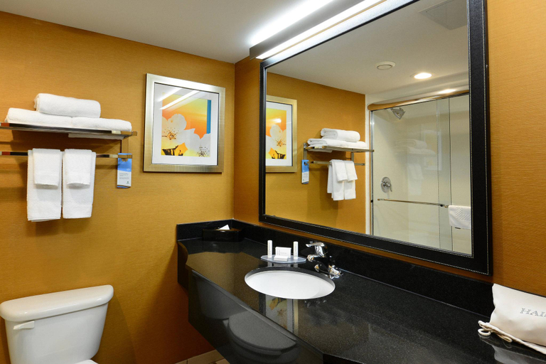 Bathroom 2, Fairfield Inn & Suites Winston-Salem Hanes Mall, Forsyth