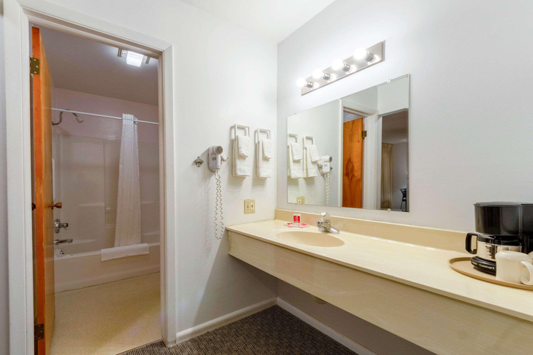 Bathroom 5, Econo Lodge Lakeshore, Schoolcraft