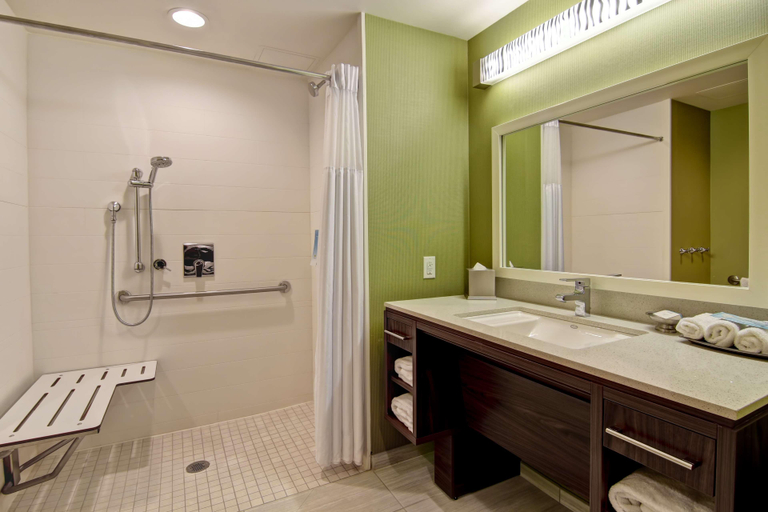 Bathroom, Home2 Suites West Edmonton, Alberta, Division No. 11