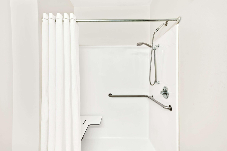 Bathroom 4, Super 8 by Wyndham Hampshire IL, Kane