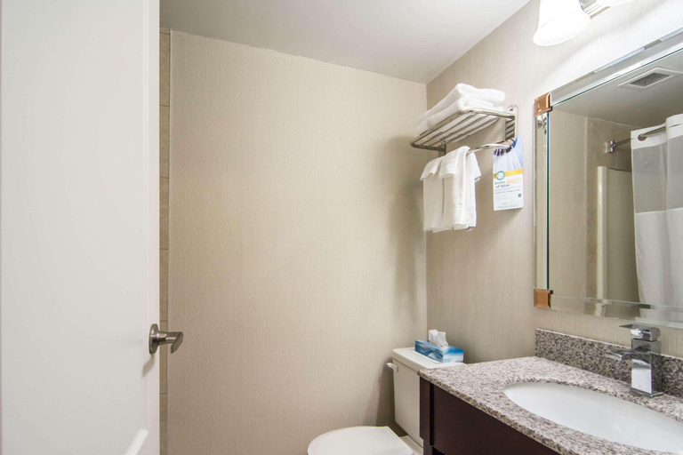 Bathroom 4, Quality Hotel Drumheller, Division No. 5