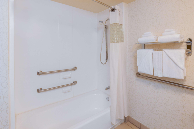 Bathroom 4, Hampton Inn San Marcos, CA, San Diego