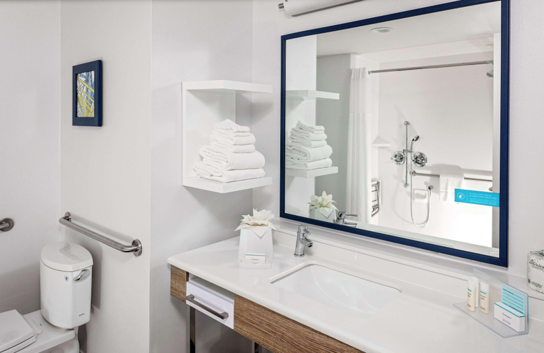 Bathroom, Hampton Inn Cranbury, Middlesex