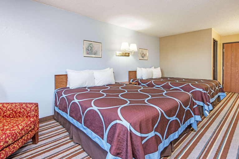 Bedroom 5, Super 8 by Wyndham Sullivan, Franklin