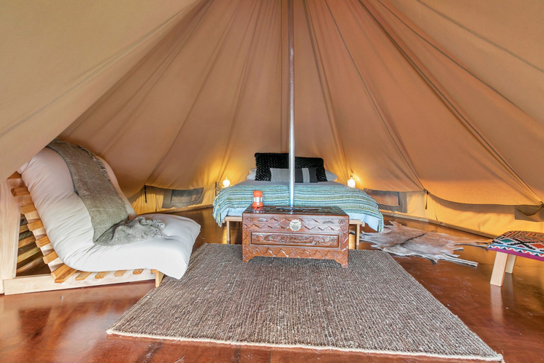 Bedroom 3, Luxury Under Canvas, Franklin