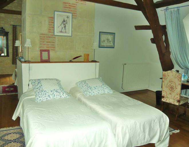 Bedroom 4, Manoir de L'abbaye, Indre-et-Loire