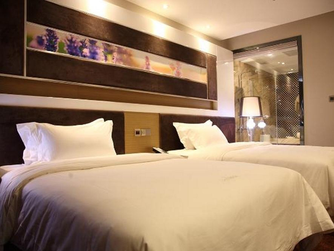 Bedroom, 麗星ホテル（大連北駅華南広場）(麗星酒店(大连北站华南广场店)), Dalian