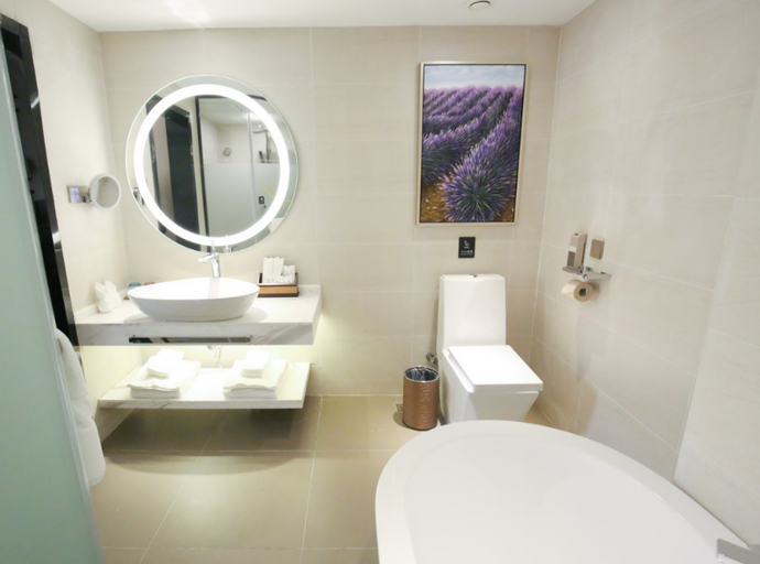 Bathroom, ラベンダーホテル(), Wuhan