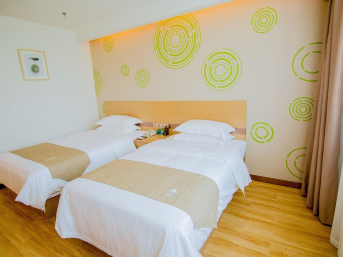 Bedroom 1, Greentree Inn Nantong Zhangzhishan Town Deli Plaza, Nantong