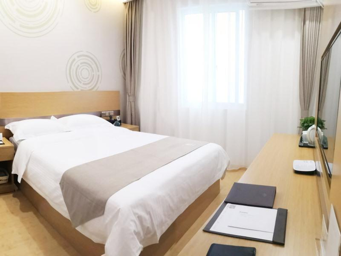 Bedroom 3, Greentree Inn Shanghai Jinshan District Wanda Plaz, Shanghai