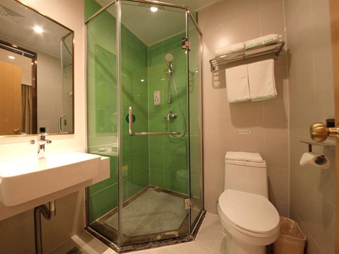 Bathroom 4, Greentree Inn Zhengzhou Gongyi Xinxing Road, Zhengzhou
