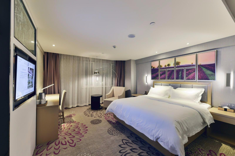 Bedroom, Lavande Hotel Xining Haihu New District Wanda Plaza, Xining