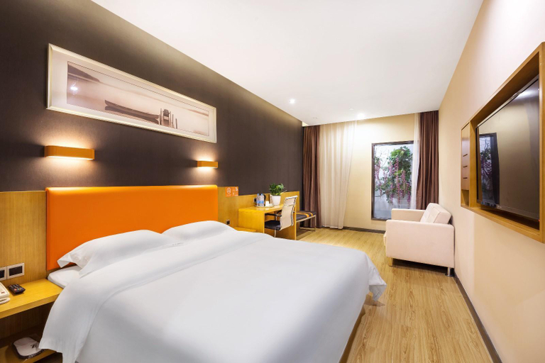 Bedroom 3, 7 Days Premium·Hangzhou Jiubao Bus Station Wumei, Hangzhou