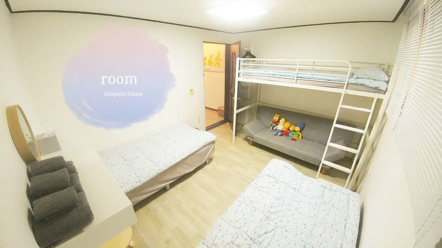 Bedroom 4, Naru Hostel Hongdae Private, Mapo
