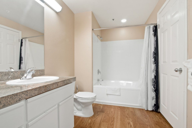 Bathroom 5, Global Luxury Suites in Cupertino, Santa Clara