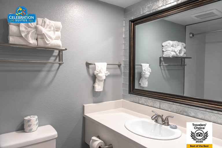Bathroom, Celebration Suites, Osceola