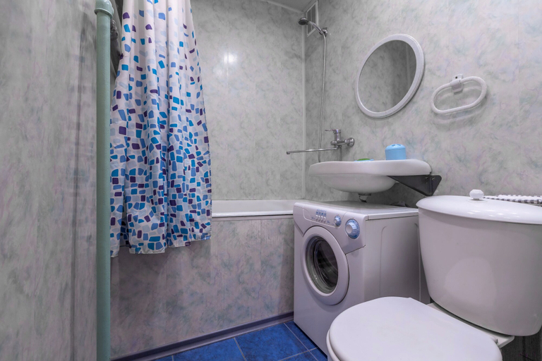 Bathroom 4, AG Apartment on Mashinostroenya 9, 199, Central