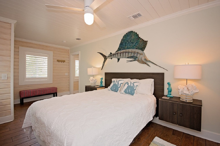 Bedroom 1, 6West Beach Cottages, Pinellas