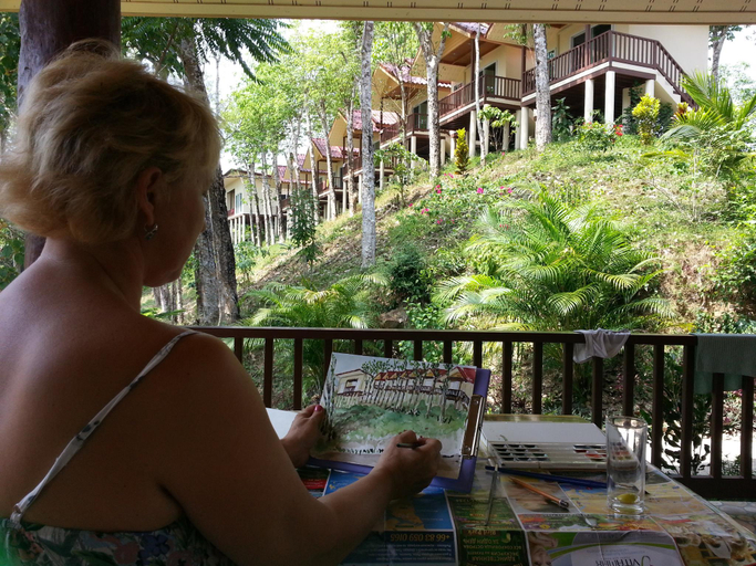 Public Area, Khao Sok River Home Resort, Phanom