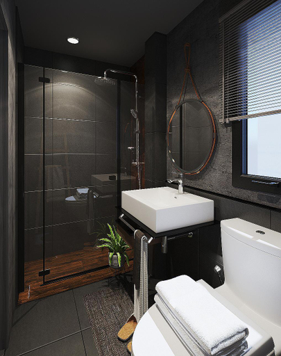 Bathroom 5, Sureena Hotel, Pattaya