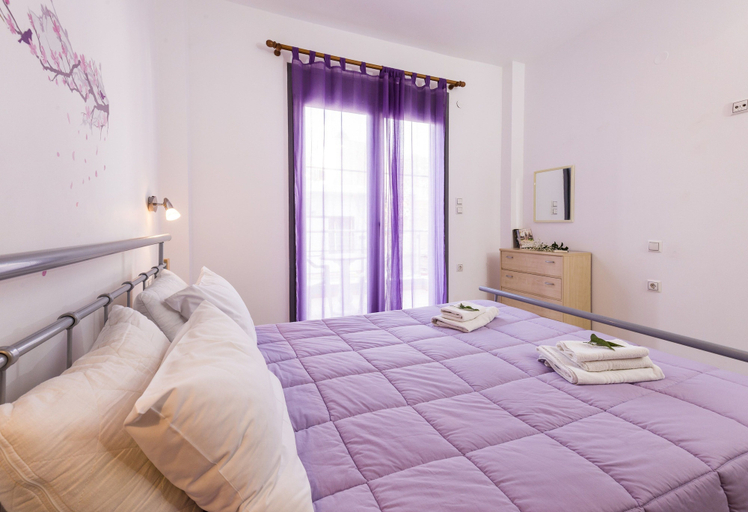 Bedroom 3, Paleochora Elizabeth Apartments, Crete