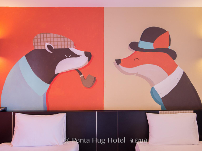 Bedroom 3, Pentahug Hotel, Muang Ubon Ratchatani