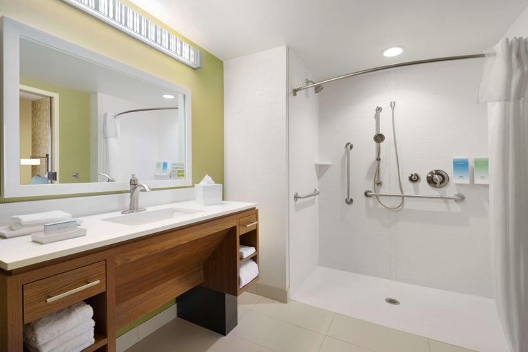 Bathroom 4, Home2 Suites Cleveland/Middleburg Heights, Cuyahoga