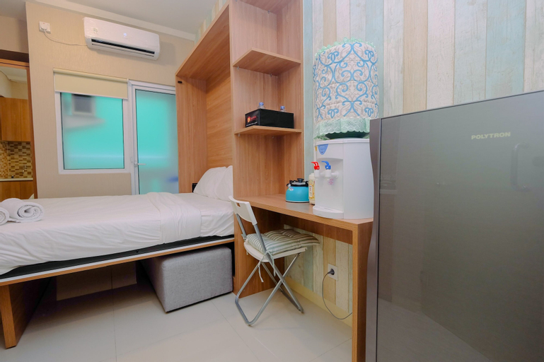 New Modern Studio Apartment at Green Pramuka City By Travelio, Central Jakarta