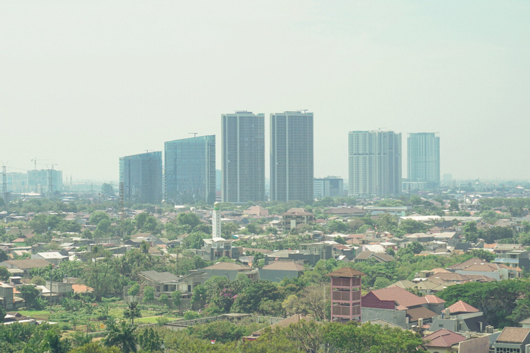Modern 2BR at St. Moritz Apartment near Shopping Mall By Travelio, West Jakarta