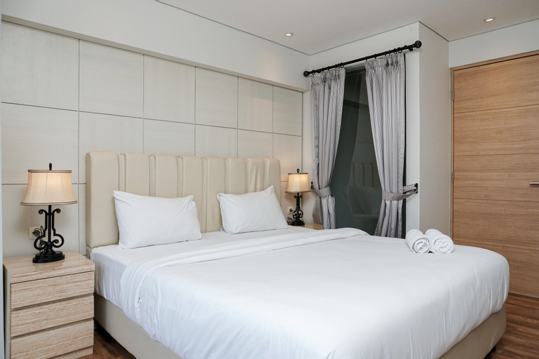 Stunning 2BR Loft Apartment at Maqna Residence By Travelio, West Jakarta